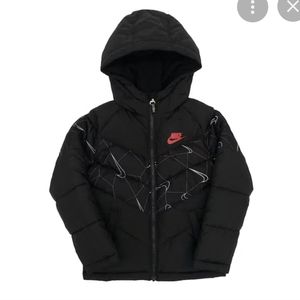 Nike Black Puffer Jacket 4T Toddler Boys